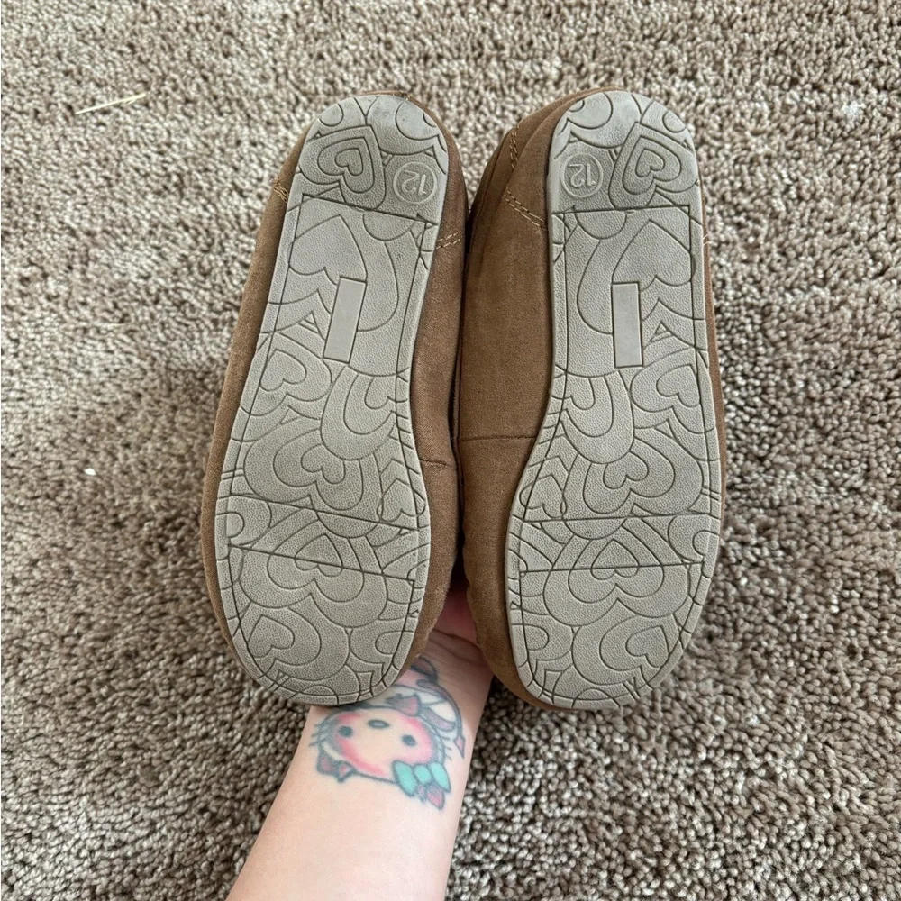 Cozy Brown Kids Moccasins